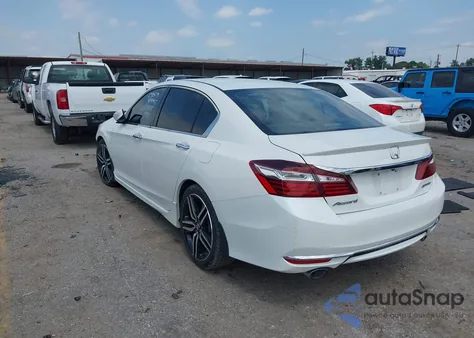 2016 Honda Accord Sport из США, поврежденный, VIN 1HGCR2F6XGA075787